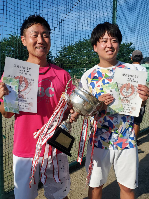 【試合結果】R6 小金井市テニス選手権ダブルス（一般男子・壮年男子）