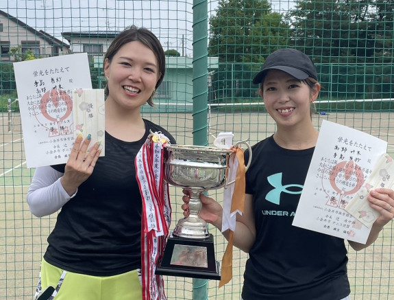 【試合結果】R6 小金井市テニス選手権ダブルス（一般女子）6/30開催
